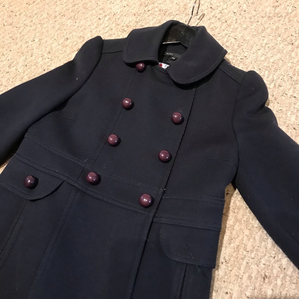 Marc Jacobs Military Peacoat - Picture 3 of 4
